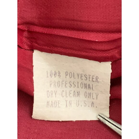 Valentine Satin Fuchsia Longline Open Front Blazer Cardi Rhinestone 10 RA10084 - Picture 7 of 7